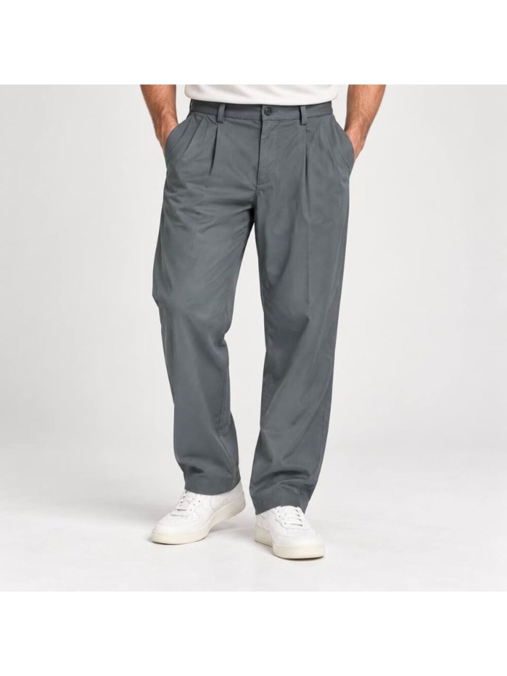 Nike Golf Men’s Pleated Pants 38 Waist Grey Hemmed 30” Inseam